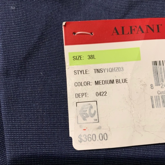 Alfani Slim Fit Performance Stretch Suit Jacket and Vest - Picture 10 of 11